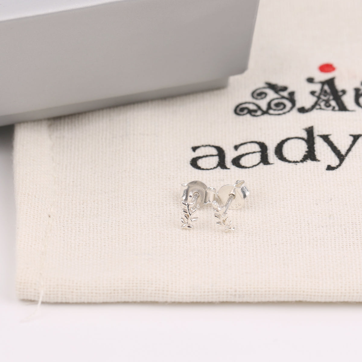 Dainty Leaf Studs | 92.5 Silver