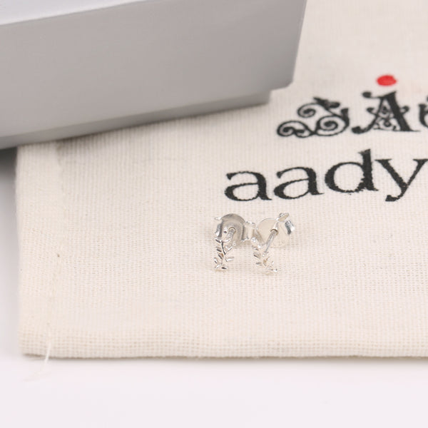 Dainty Leaf Studs | 92.5 Silver