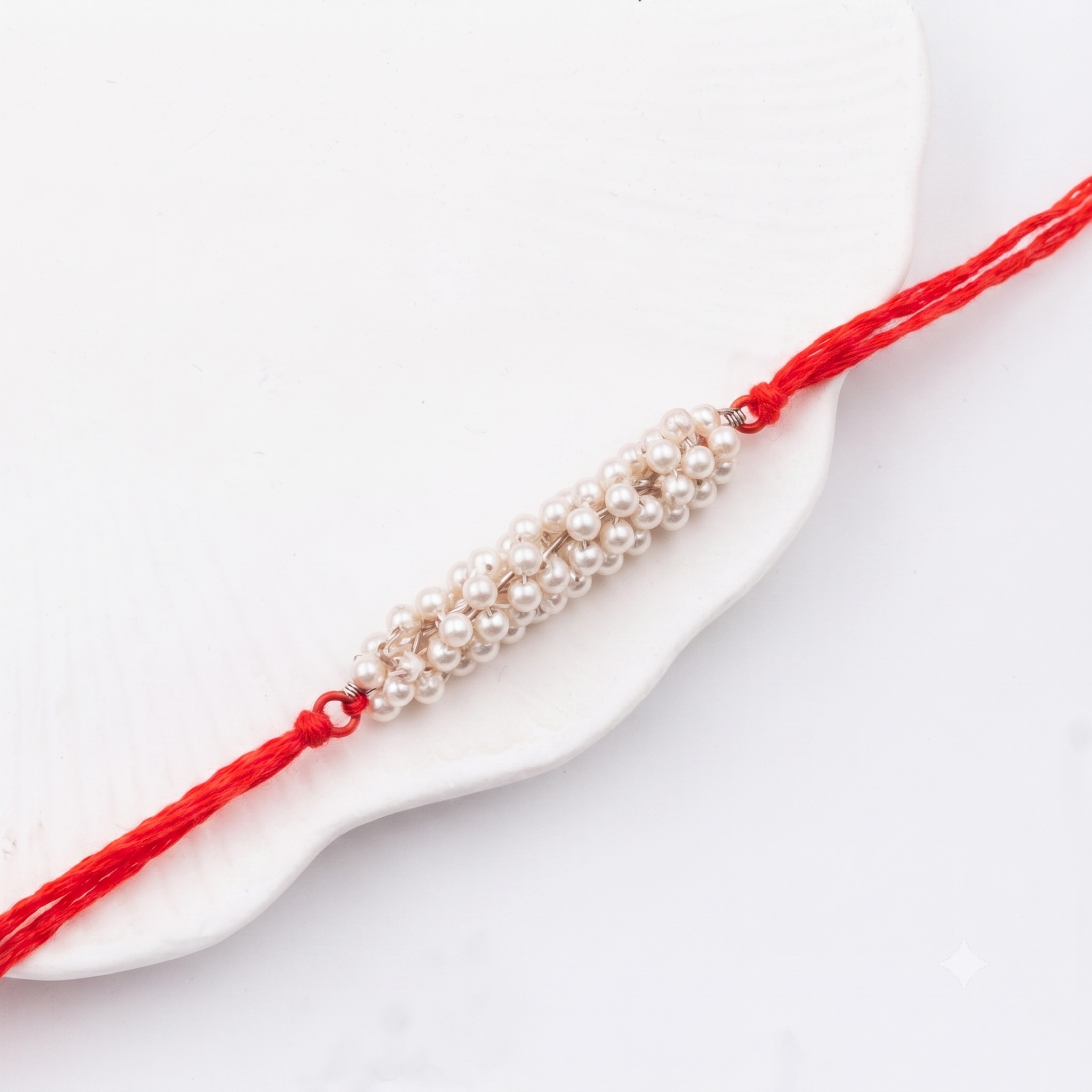 Handmade Pearl Rakhi