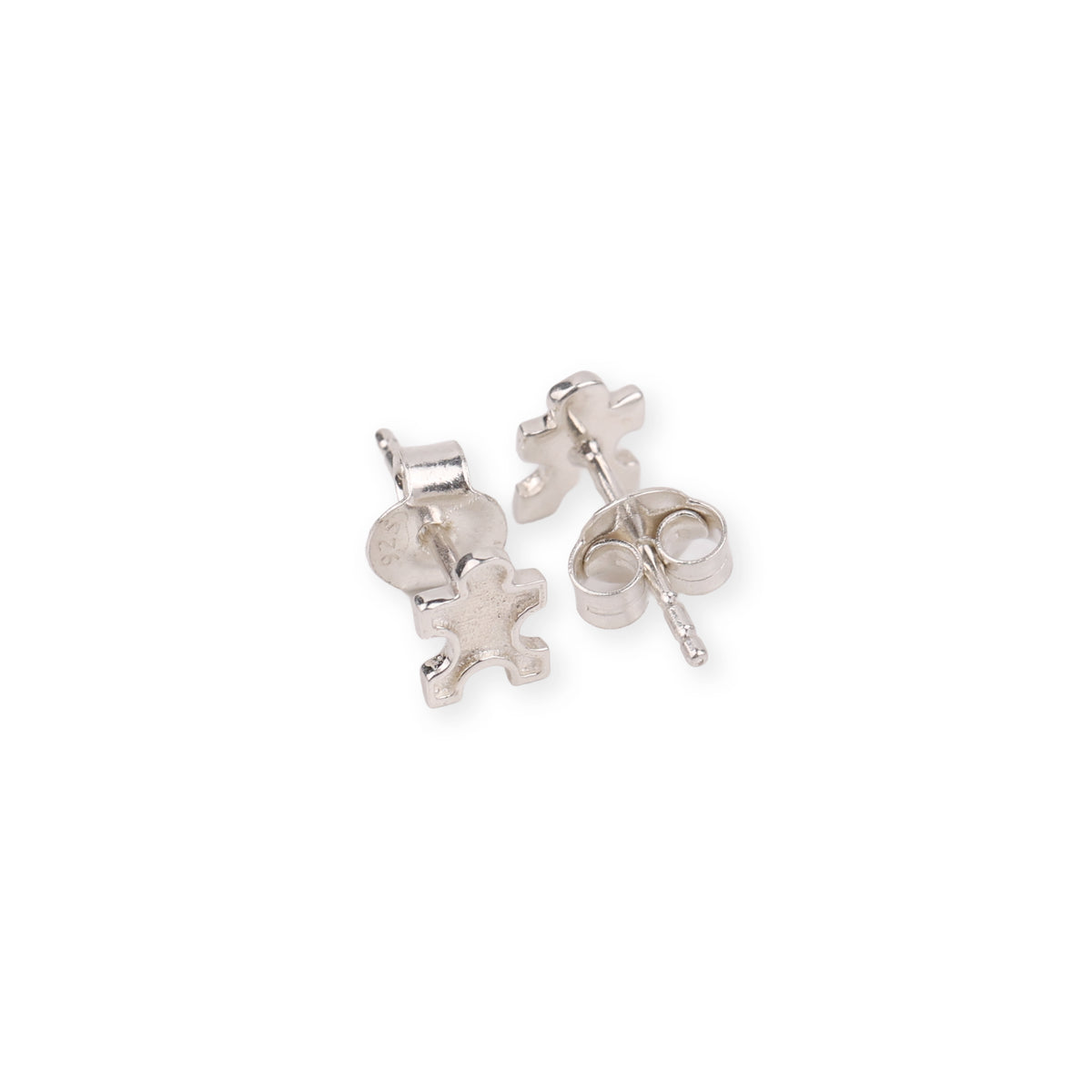 Jigsaw Puzzle Stud | 92.5 Sterling Silver