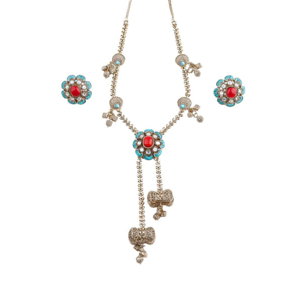 22K Gold-Plated Fashion Set front view featuring an elegant, coordinated design and premium 22K gold-plated finish