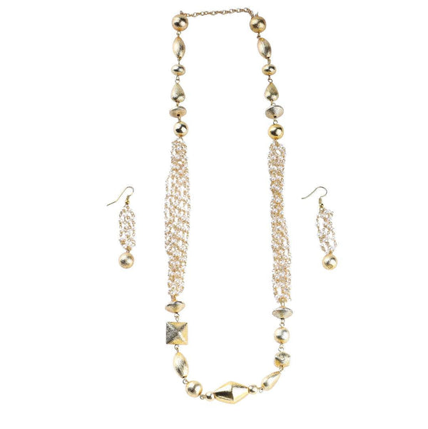22K Gold-Plated Fashion Set front view featuring an elegant, coordinated design and premium 22K gold-plated finish