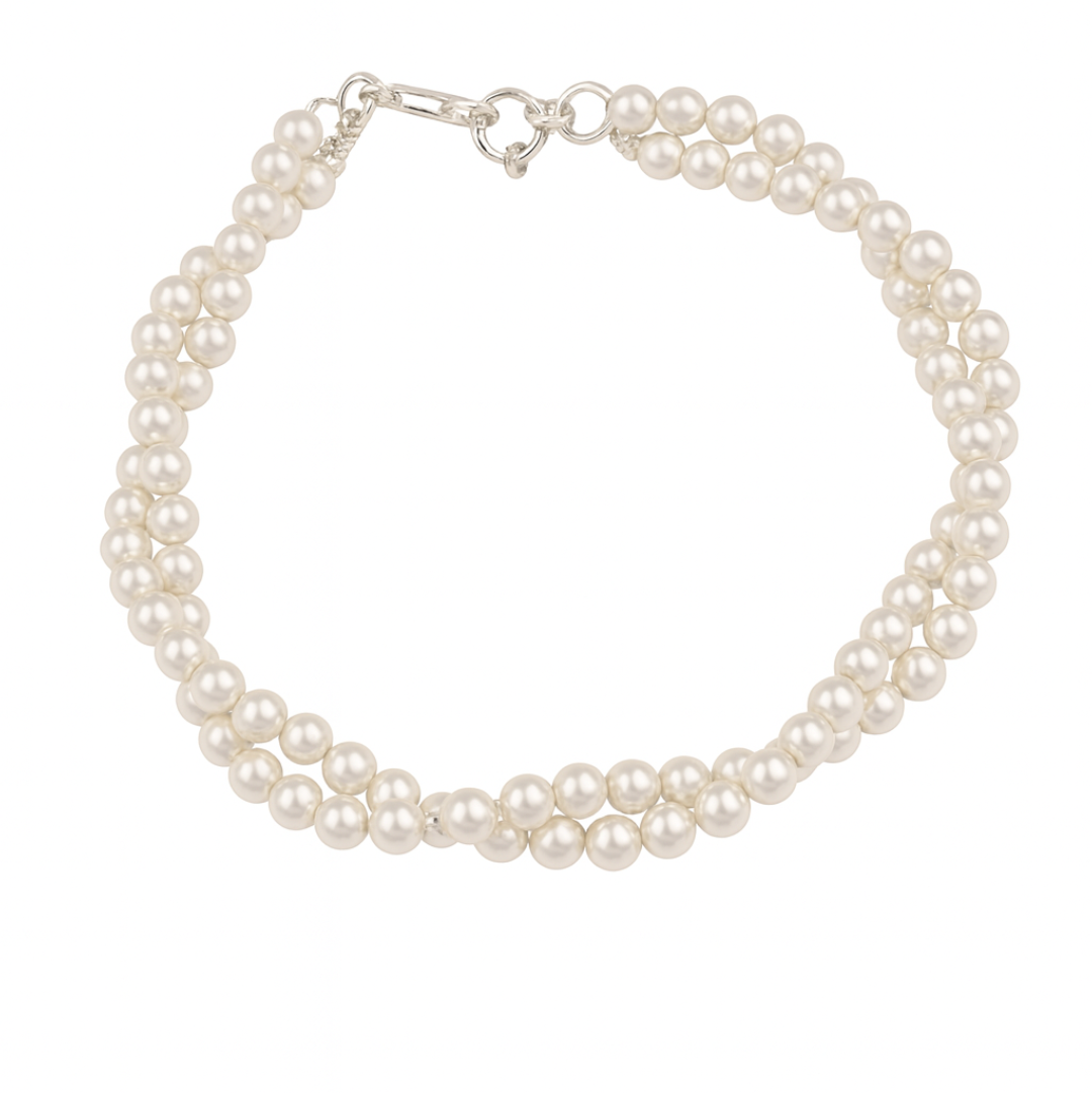 2 Layered Pearl Bracelet