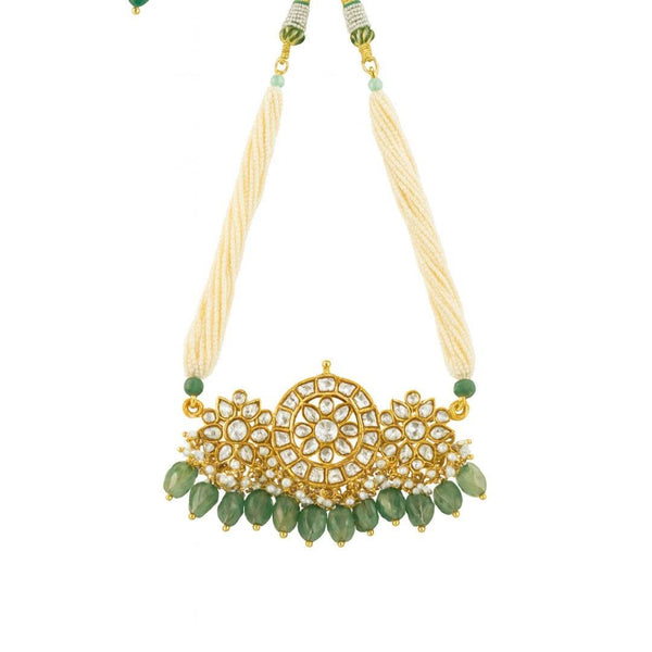 22K Gold Plated Fashion Sets front view featuring an elegant, coordinated design and premium 22K gold-plated finish