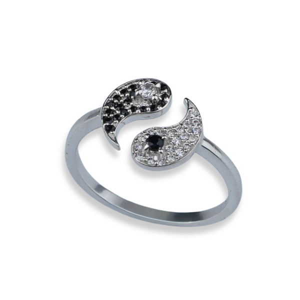 Yin Yang Mangalsutra Ring