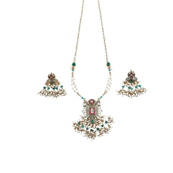 22K Gold-Plated Fashion Set front view featuring an elegant, coordinated design and premium 22K gold-plated finish