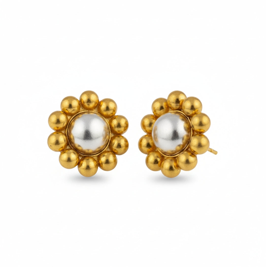 Swarna Rajat , Saaj Gath Earrings | 92.5 silver
