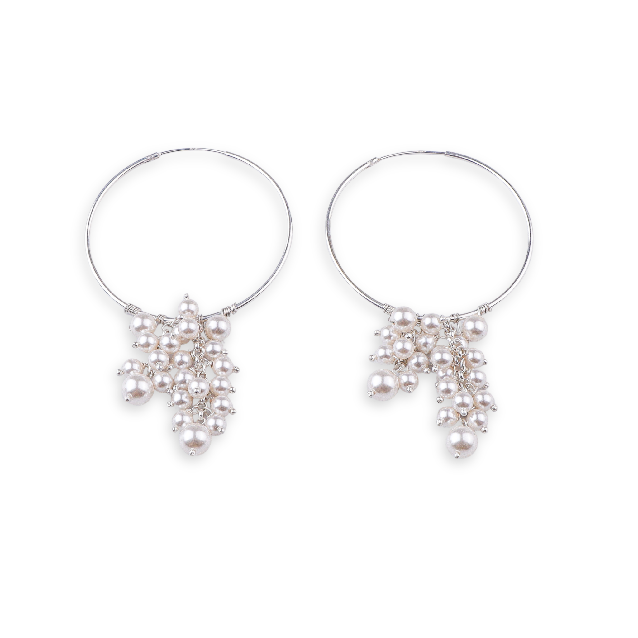 Pearl Bunch Hoops (Project Handmade)