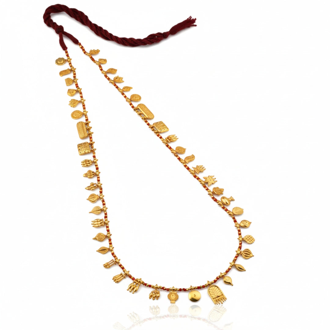 Aadyaa Ashtapailu Saaj | 92.5 Silver | 22K Gold Plated