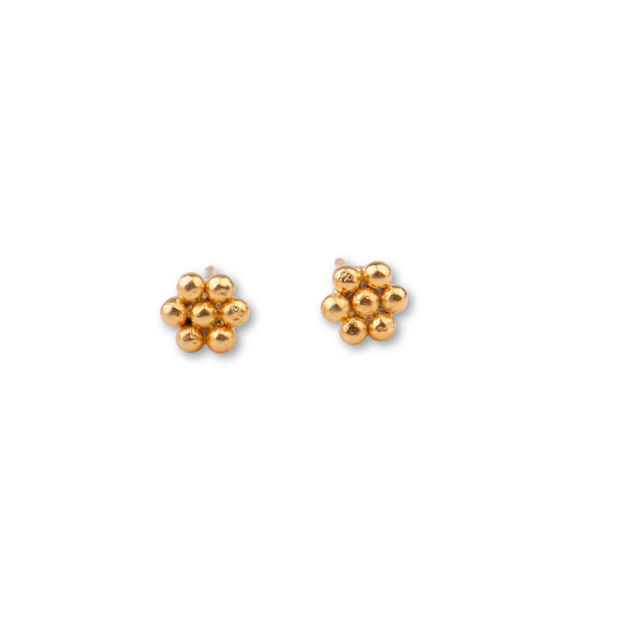 Itihaas Kudi Earrings - Small | 22K Gold-Plated | 92.5 Silver