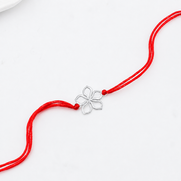 Handmade Silver Rakhi: Sadafuli
