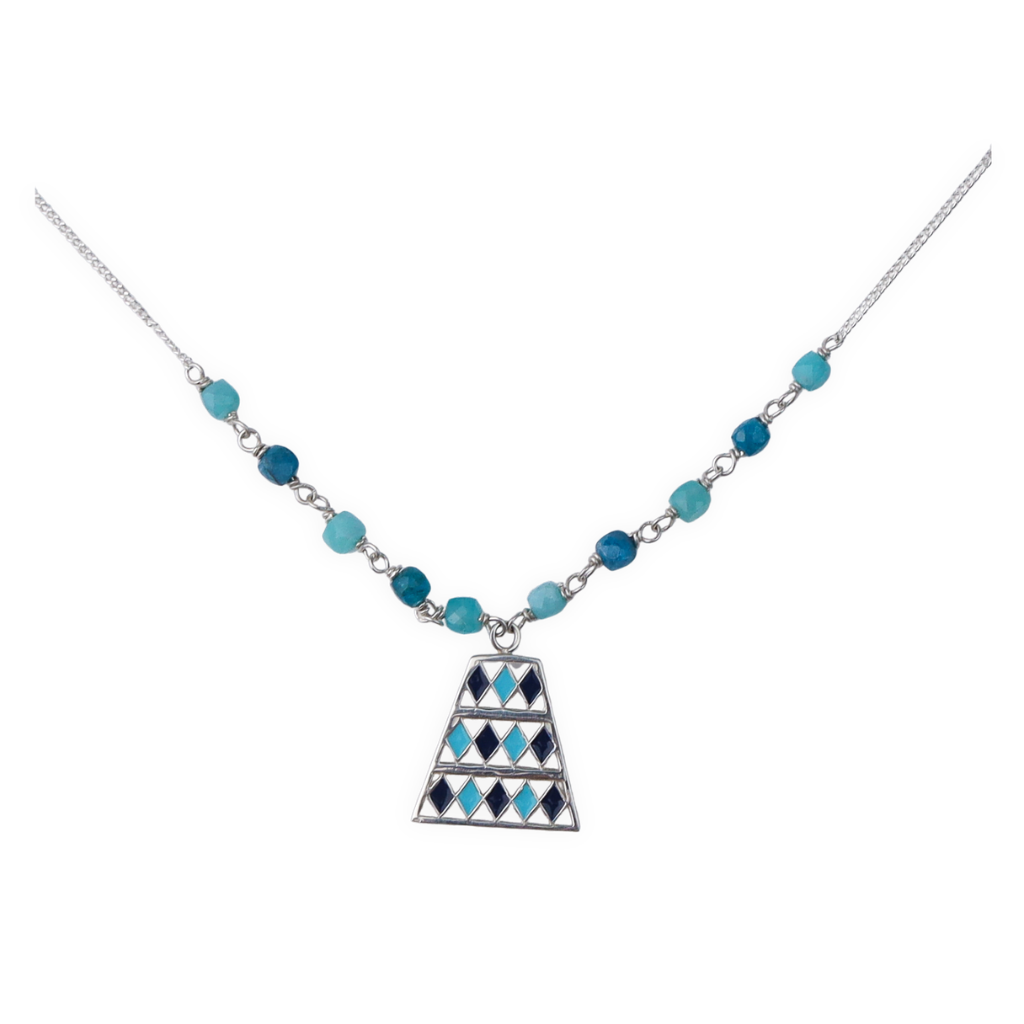 Blue Edge Necklace