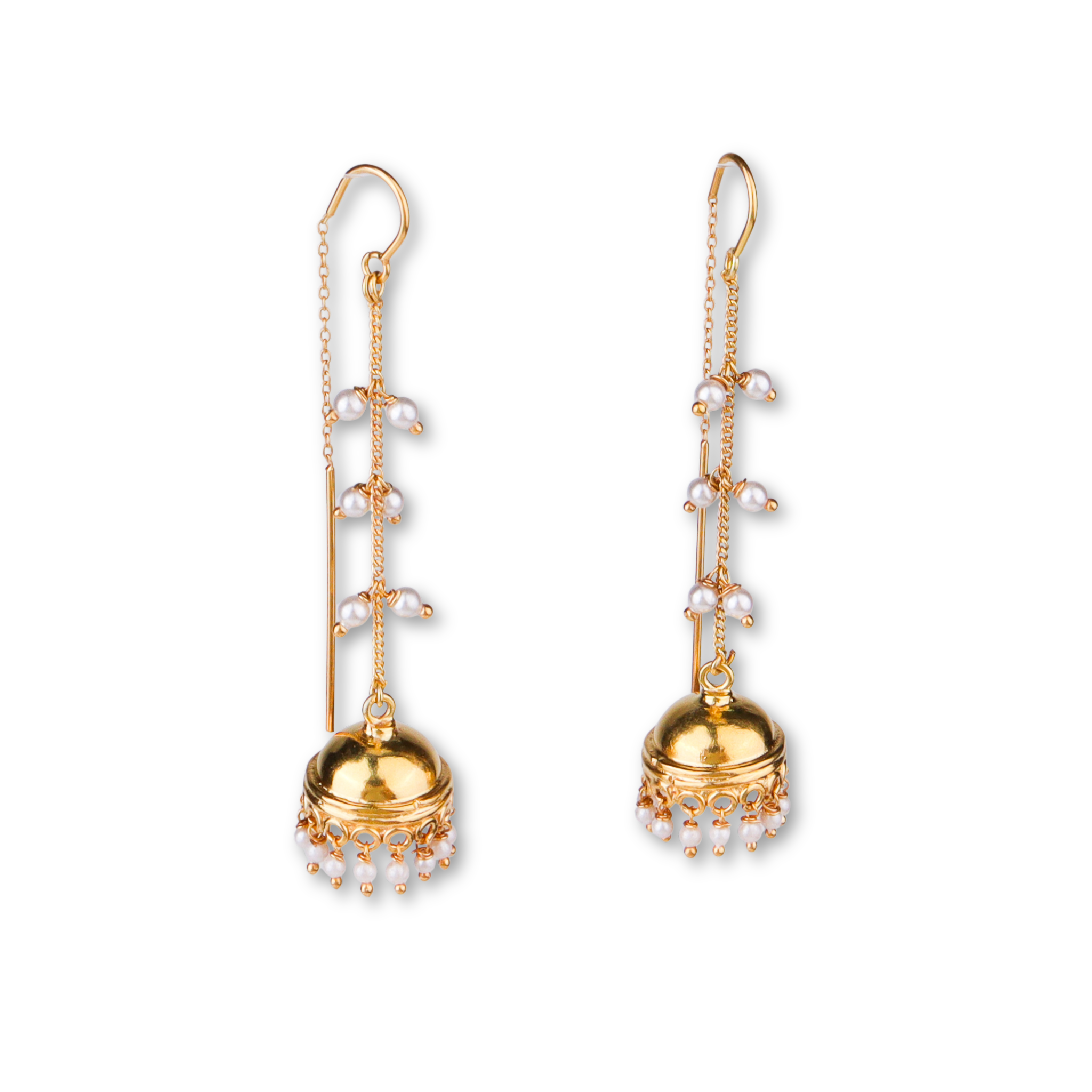 Sui Dhaaga Jhumki | 22K Gold-Plated