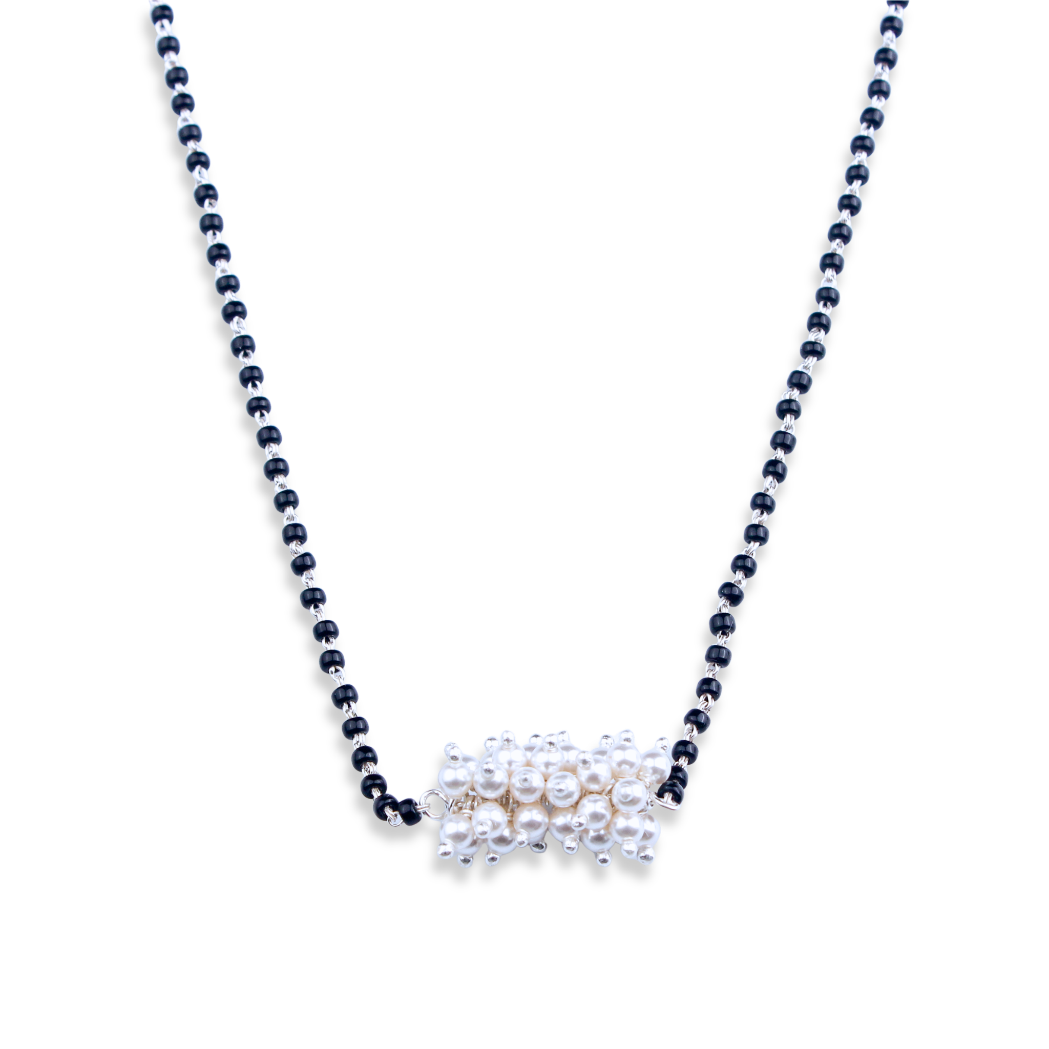 Silver Mangalsutra with Pearls