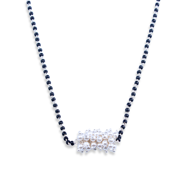 Silver Mangalsutra with Pearls