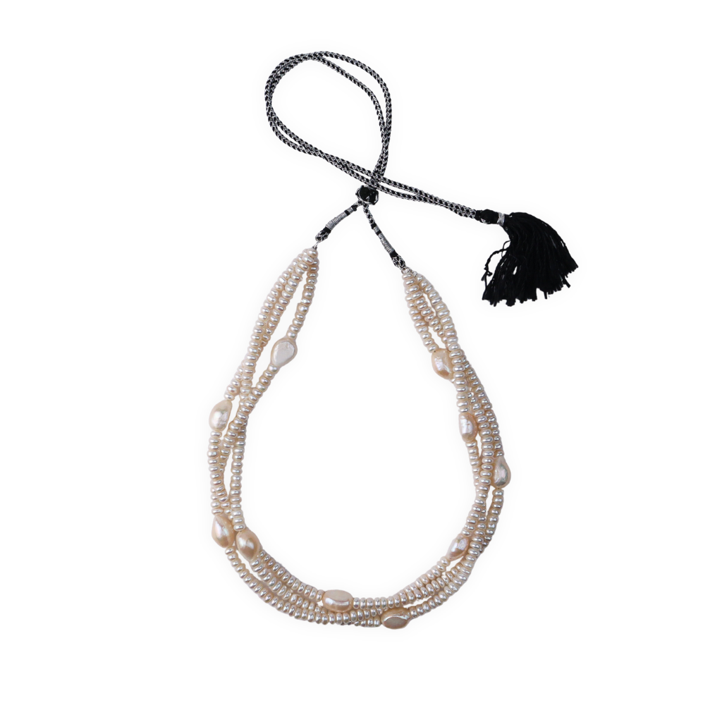 Pearl Cluster Necklace