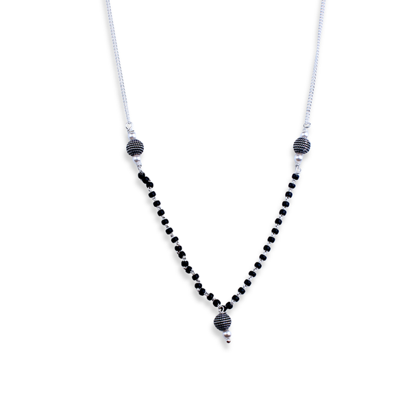 Handmade Silver Bead Mangalsutra