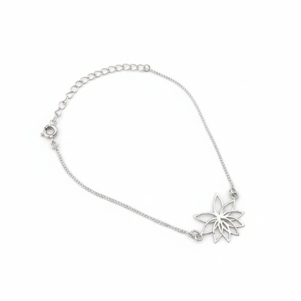 Lotus Silver Bracelet jewelry accessory
