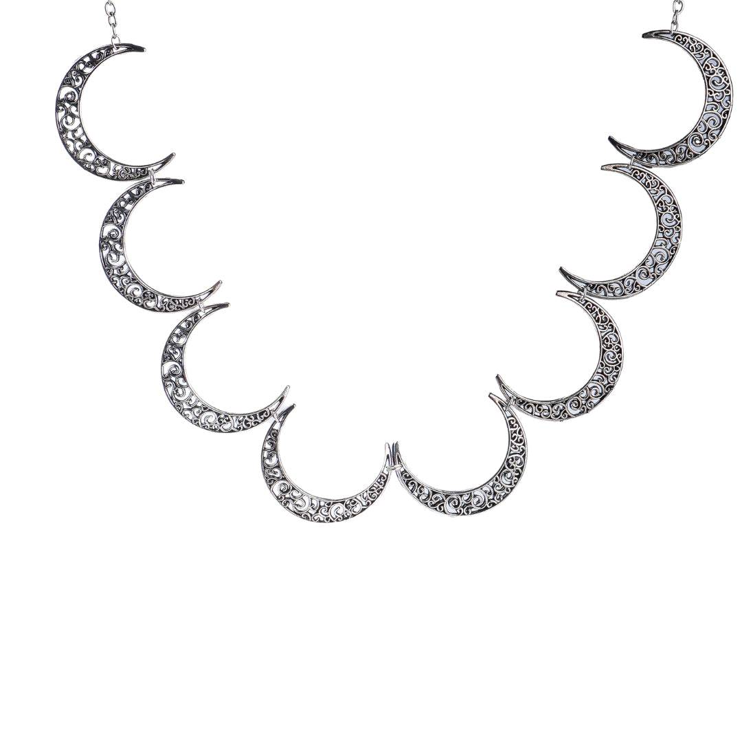22K Gold-Plated Fashion Necklace front view featuring an elegant design and premium 22K gold-plated finish