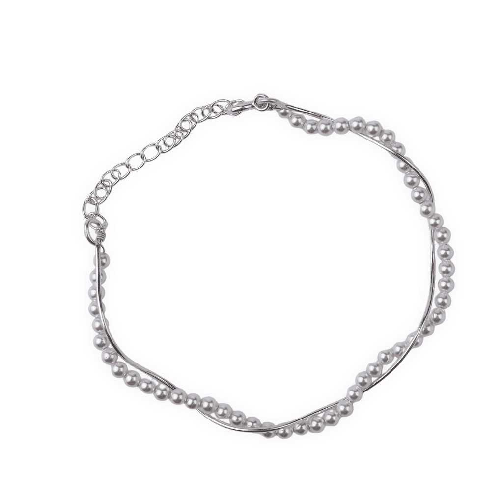 Pearl Wave Bracelet Sterling Silver jewelry