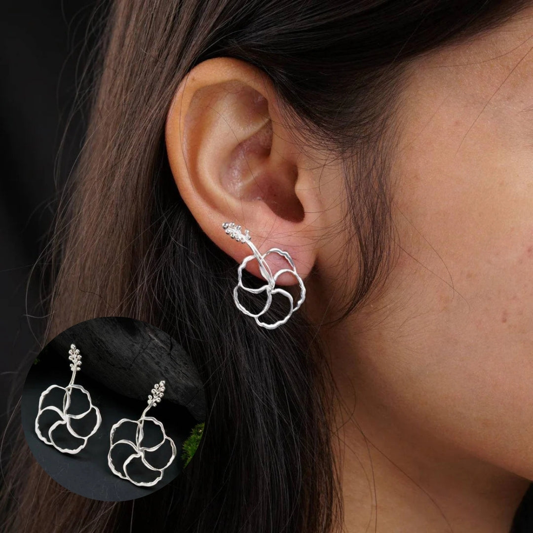 Hibiscus Earrings