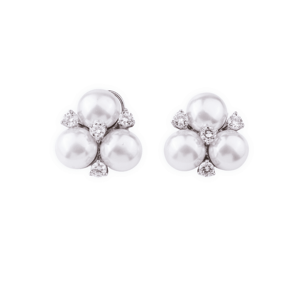 Silver Finish Fashion Earrings