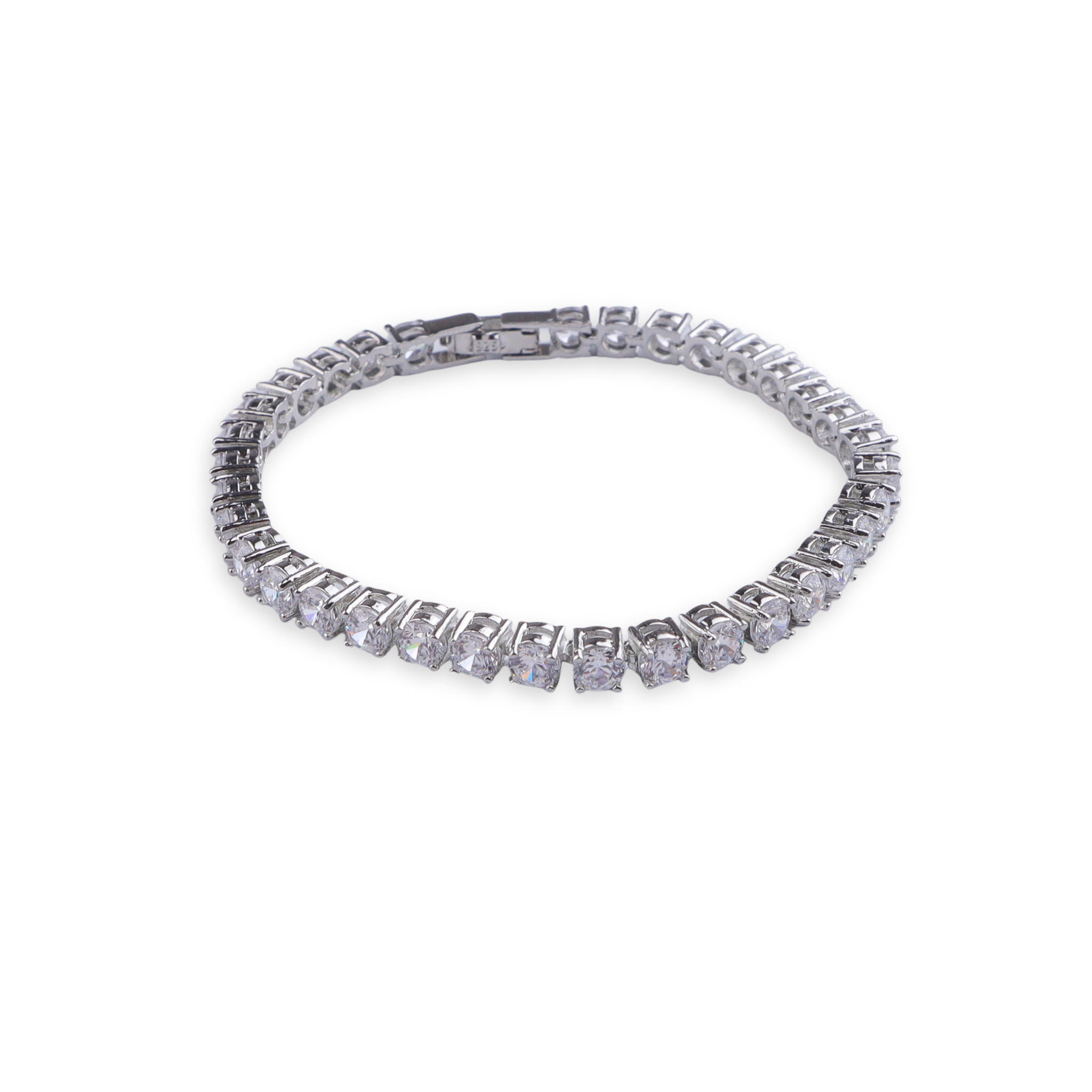 Silver CZ Tennis Bracelet