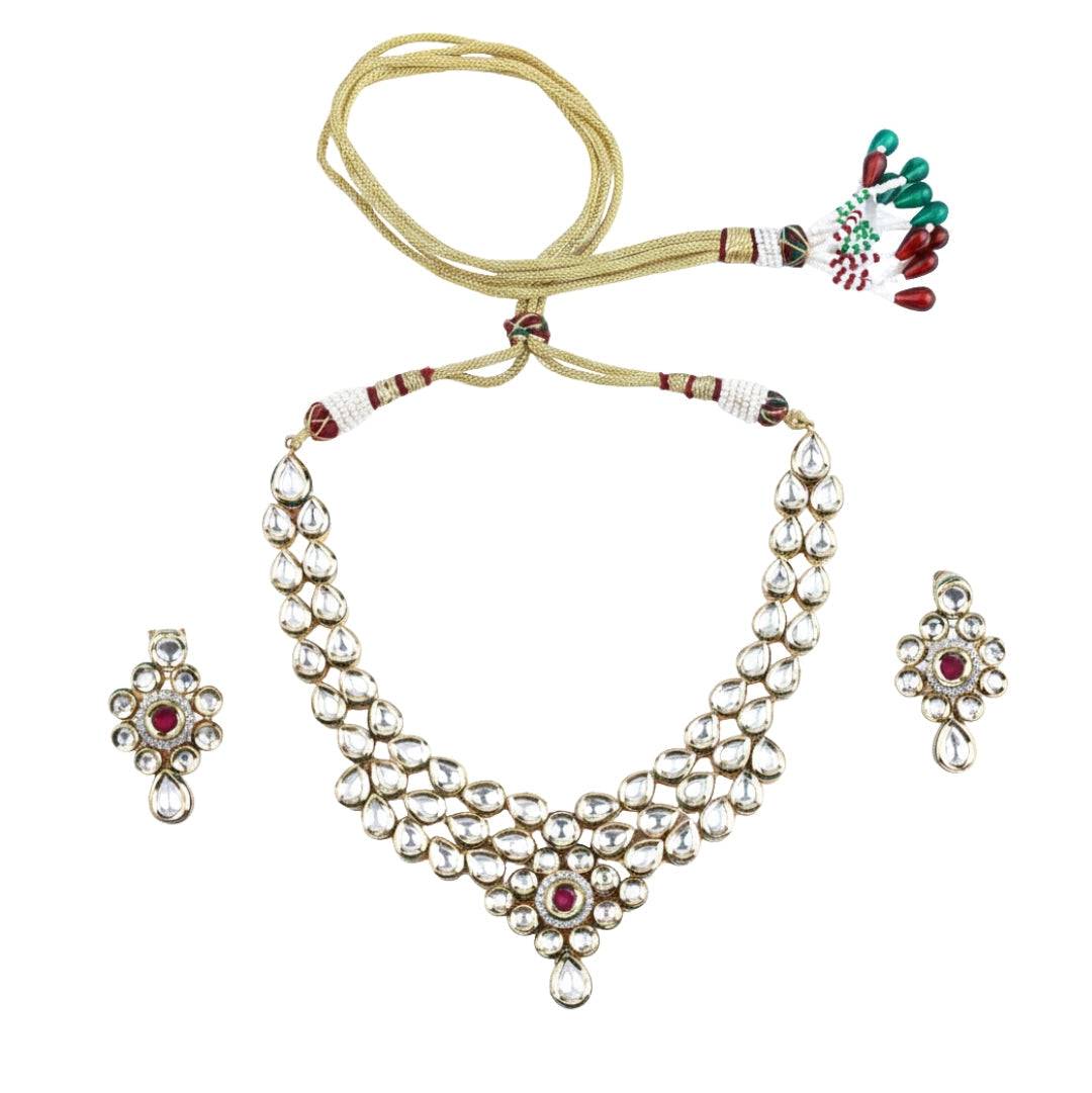 22K Gold-Plated Fashion Set front view featuring an elegant, coordinated design and premium 22K gold-plated finish