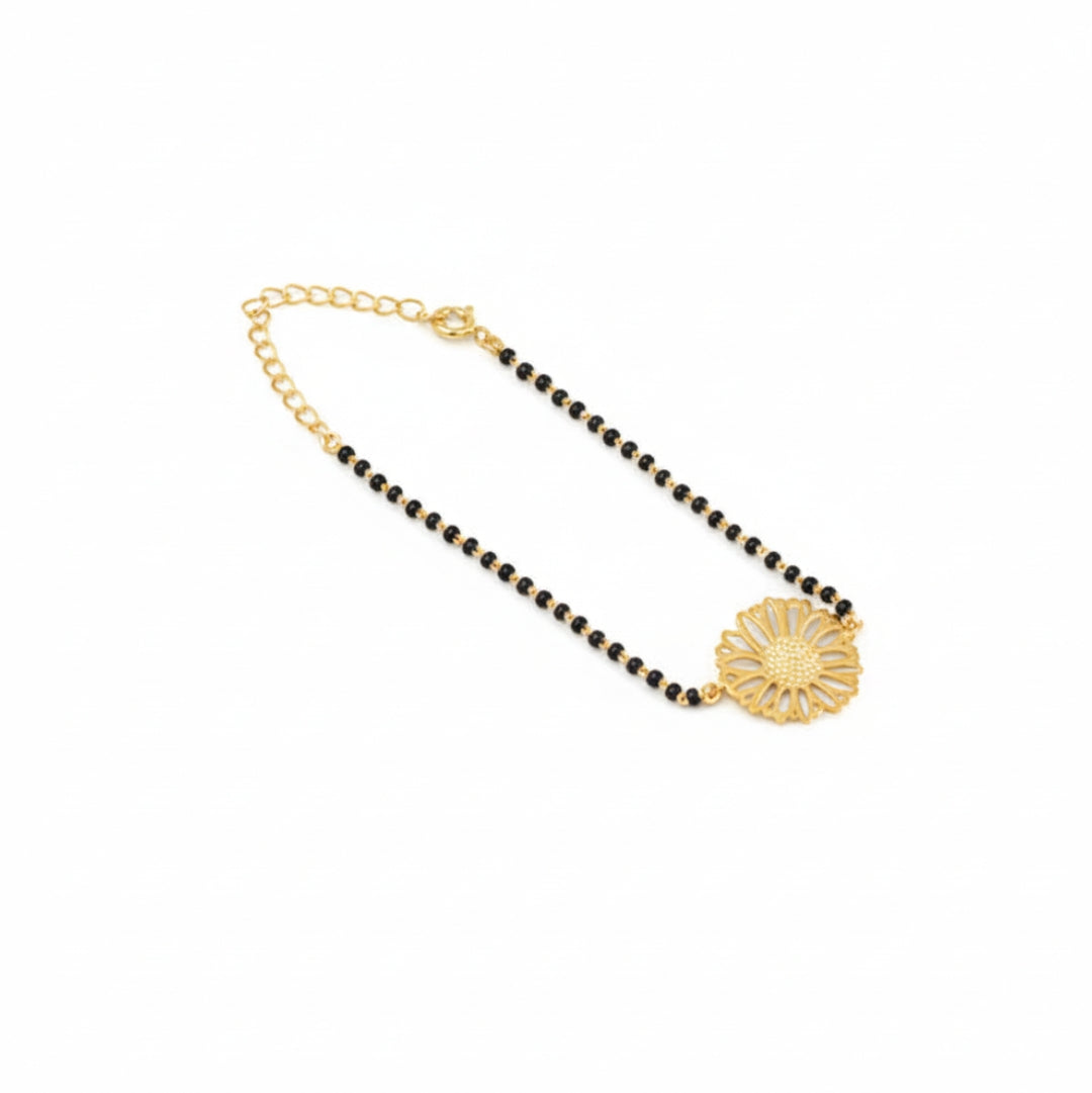 Gulbahaar Mangalsutra Bracelet | 92.5 Silver | 22K Gold Plated