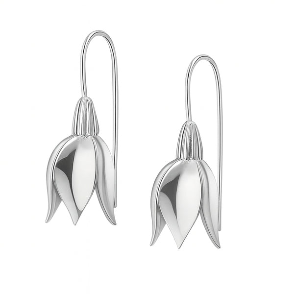 Summer Snowflake Earrings – Delicate Silver Grace