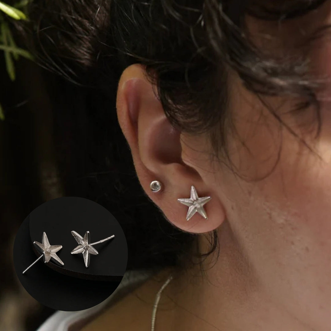 Raat Rani Silver Earring