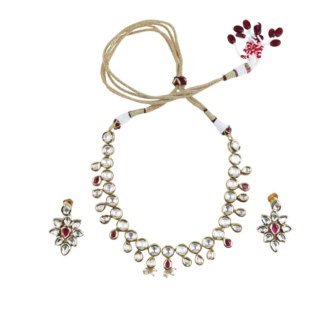 22K Gold-Plated Fashion Set front view featuring an elegant, coordinated design and premium 22K gold-plated finish