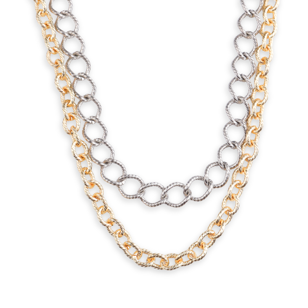22K Gold Plated Brass Fashion Necklace