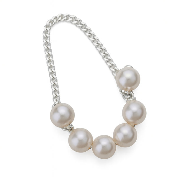 Pearl Layer and Chain Earcuff