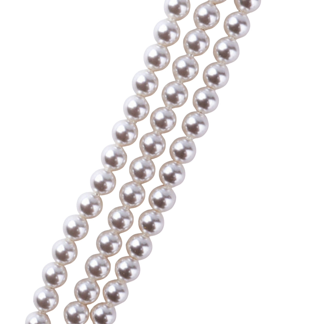 Luxe Necklace - Carved Findings and Pearls