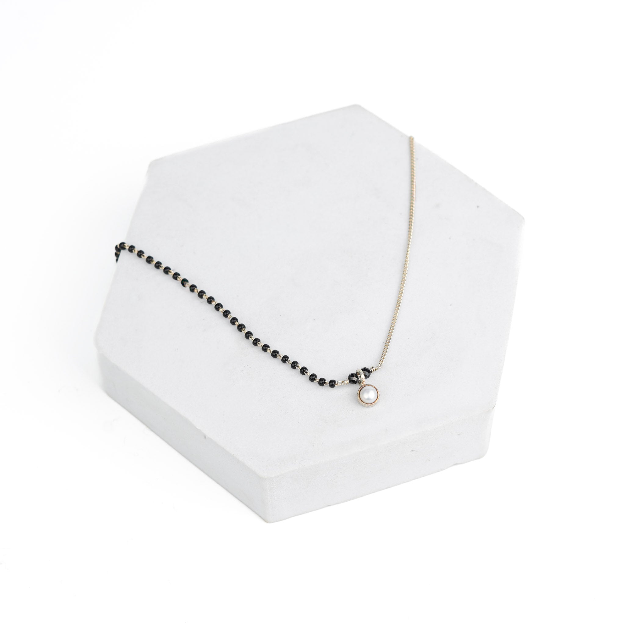Half & Half : CZ Mangalsutra | 92.5 Silver