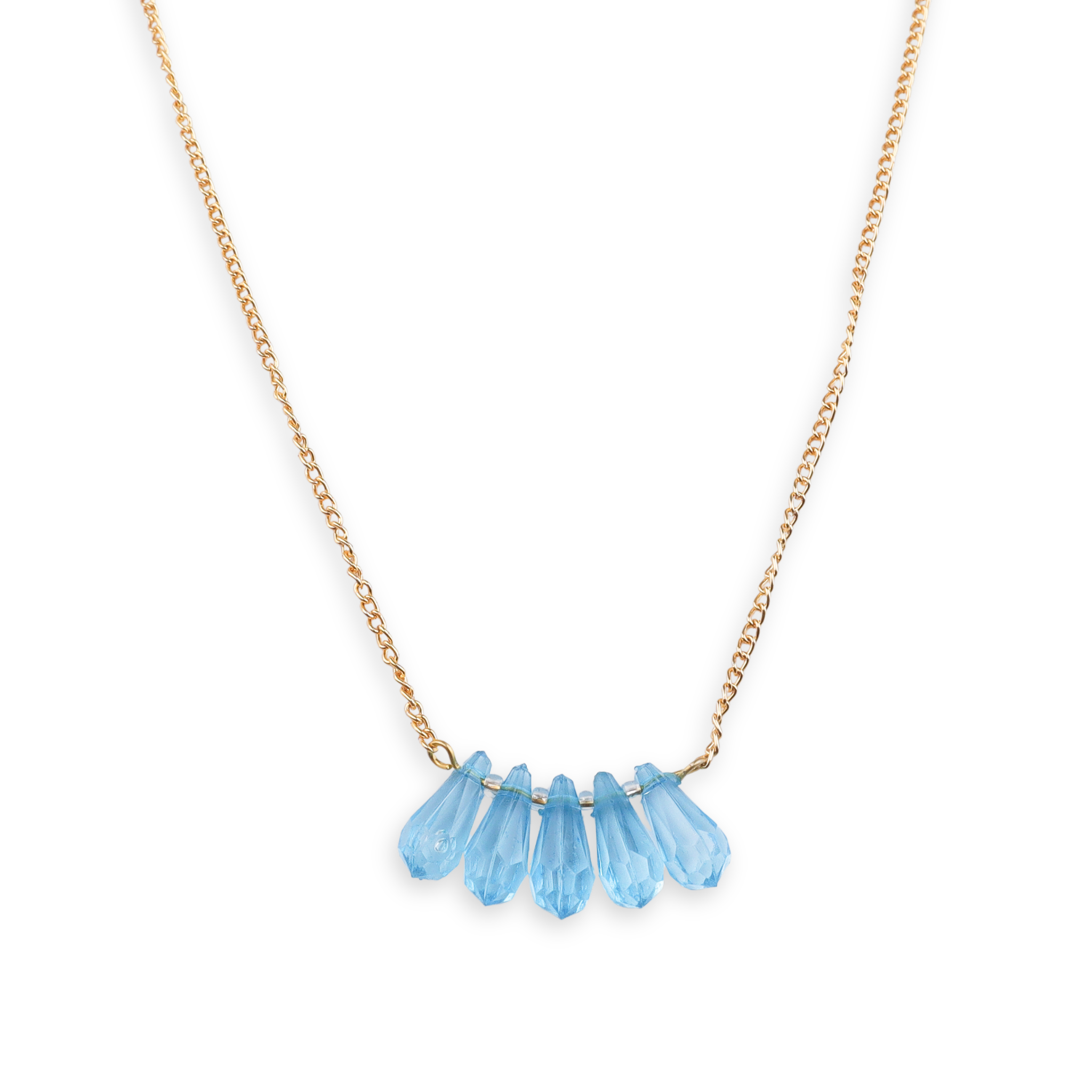 22K Gold Plated Brass Fashion Necklace