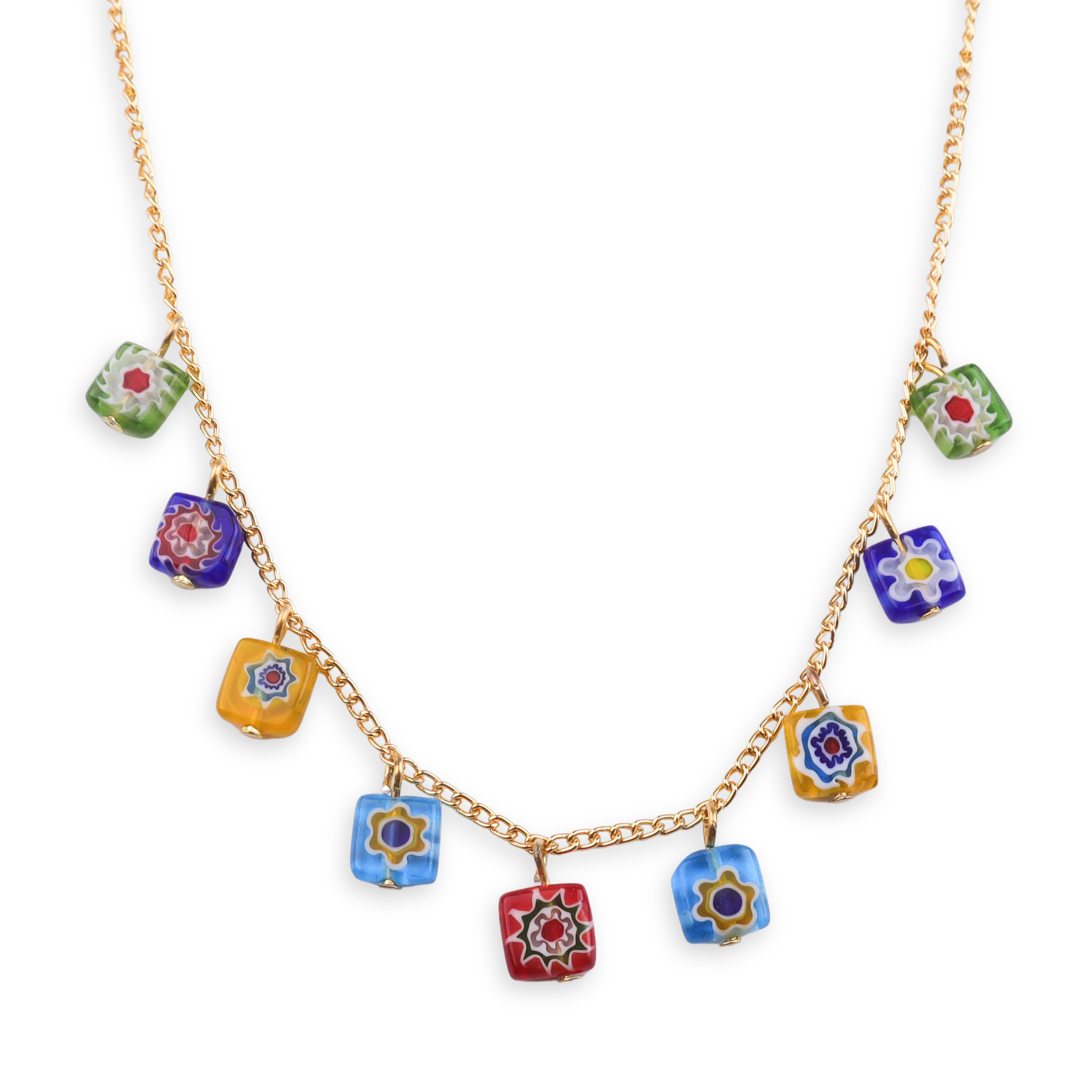 22K Gold Plated Brass Fashion Necklace
