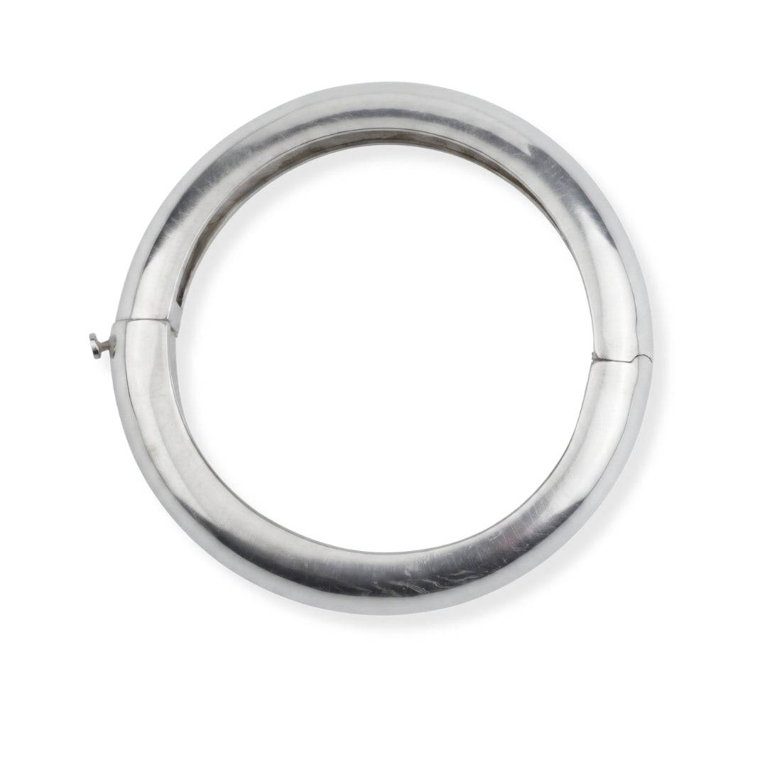 Silver Statement Openable Bangle