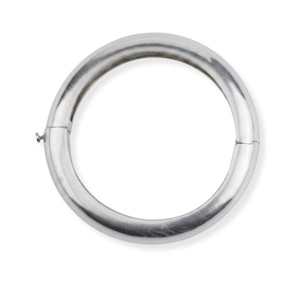 Silver Statement Openable Bangle