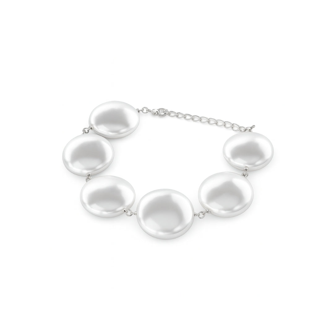 Classic Coin Pearl Ganthan Bracelet