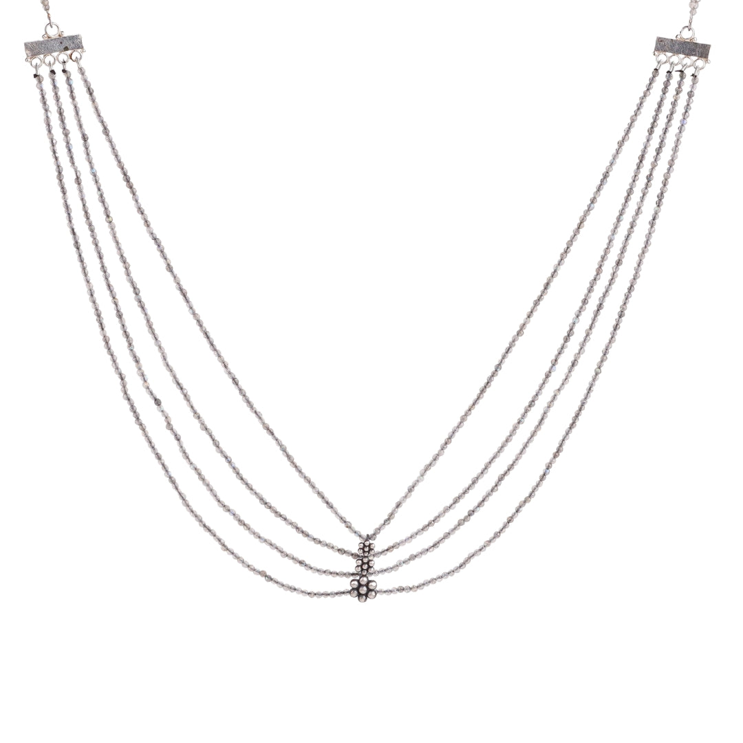 3 Kudi Labradorite Necklace