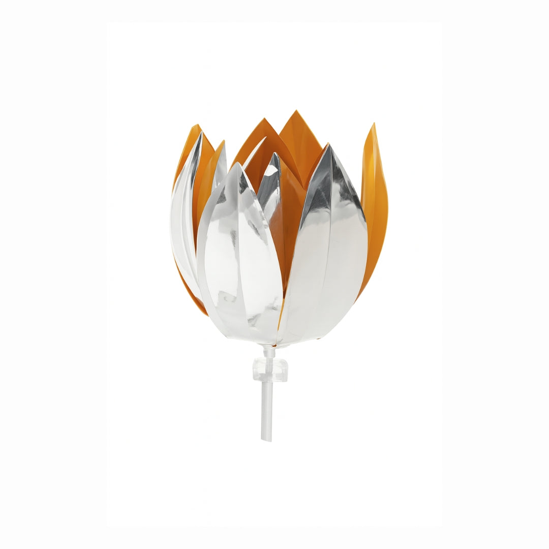 Yellow Handpainted Silver Chapha