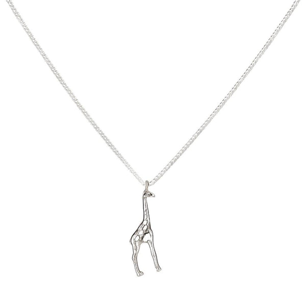 Silver giraffe pendant jewelry