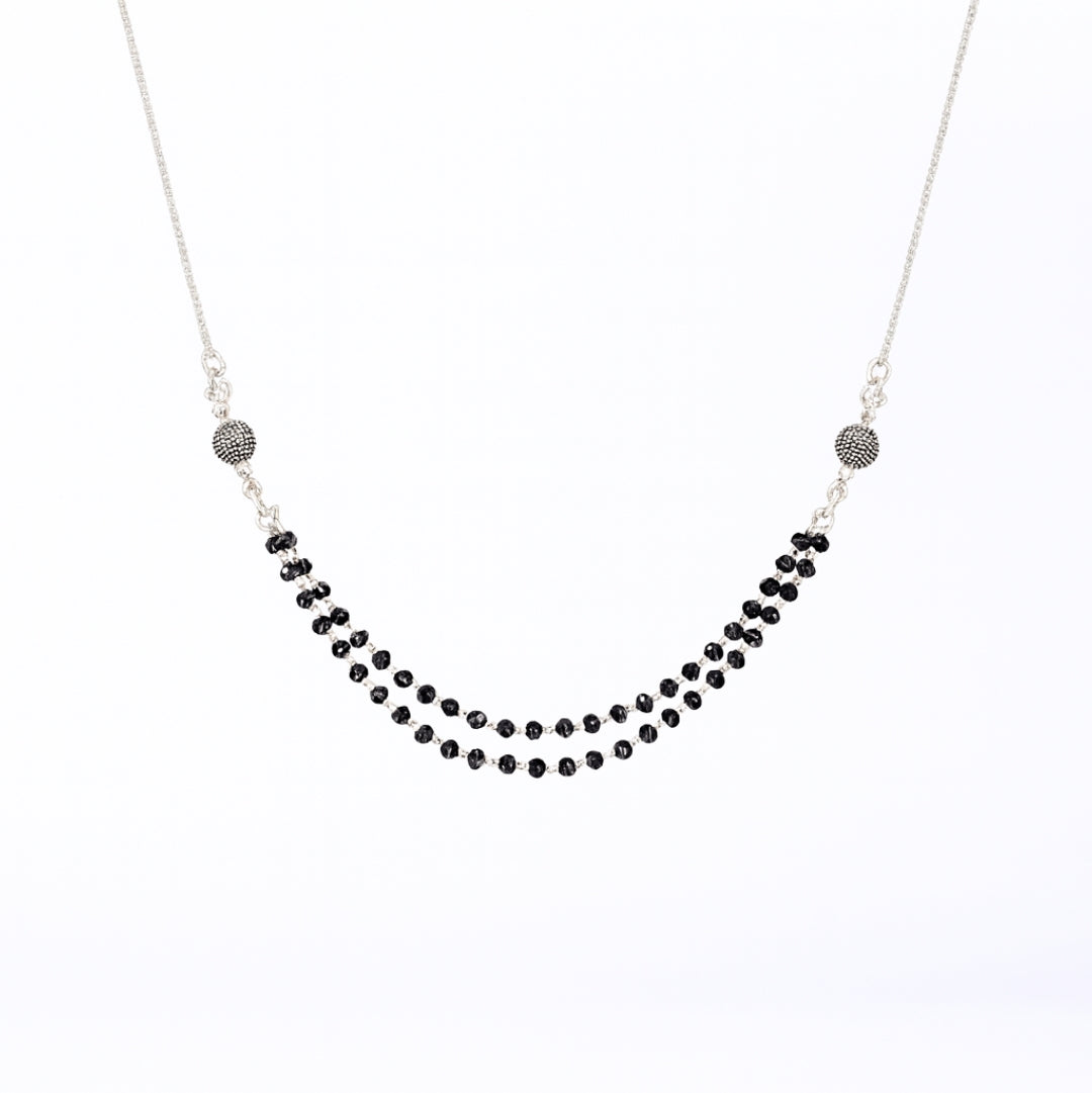 Handmade Silver Mangalsutra : String bunch