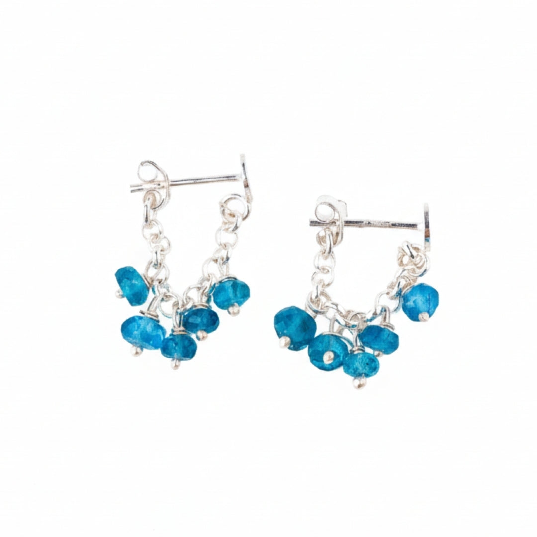 Silver Blue Apatite Trinket