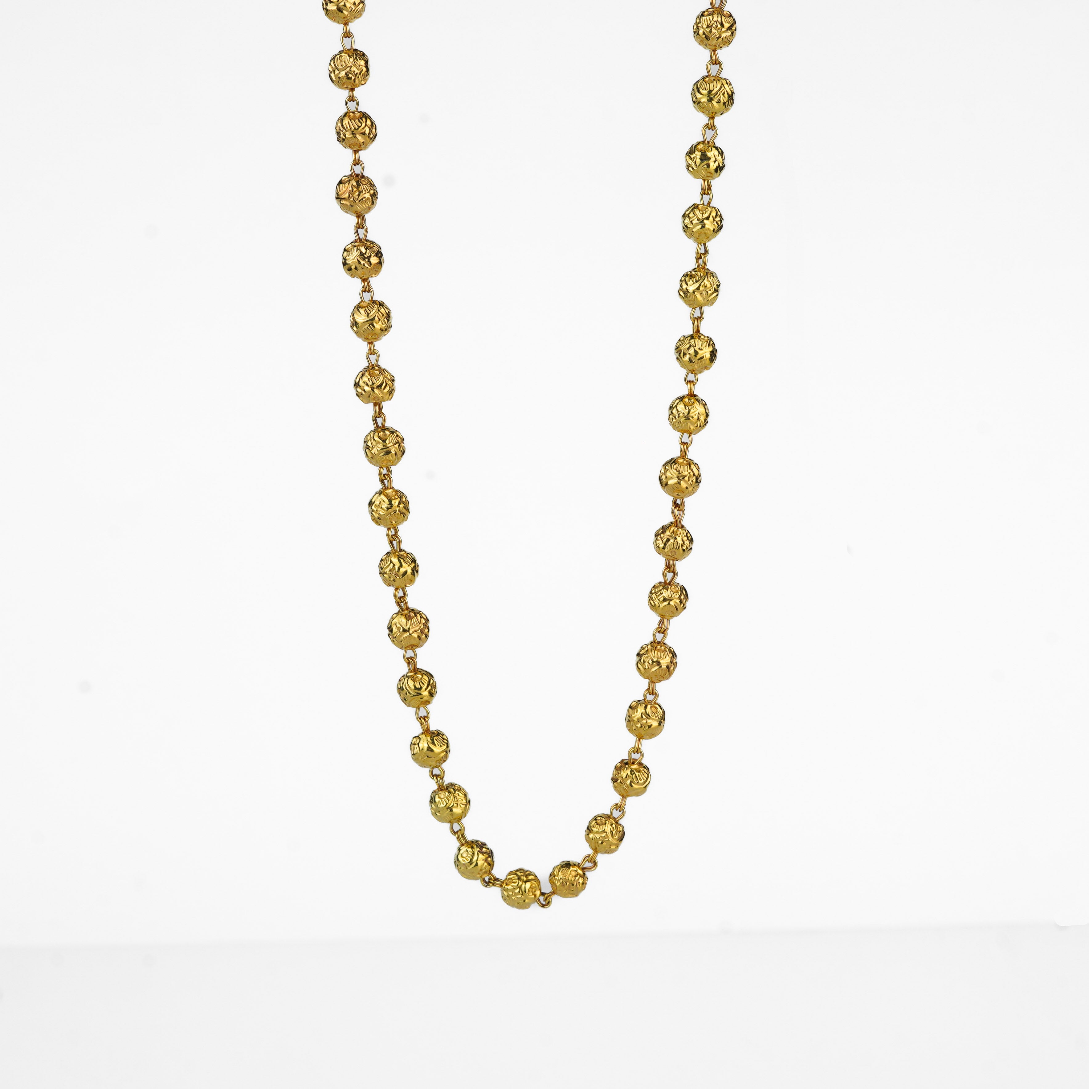 Silver Mohanmaal Necklace | 92.5 Silver | 22K Gold Plated