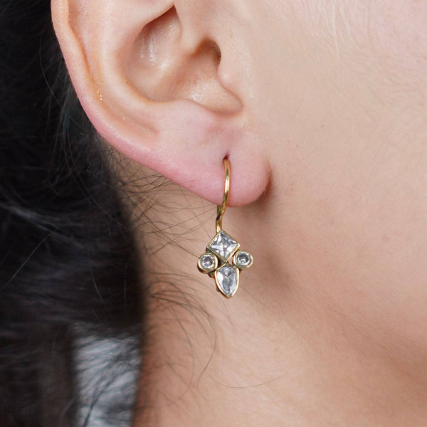 Brass Fashion Earrings