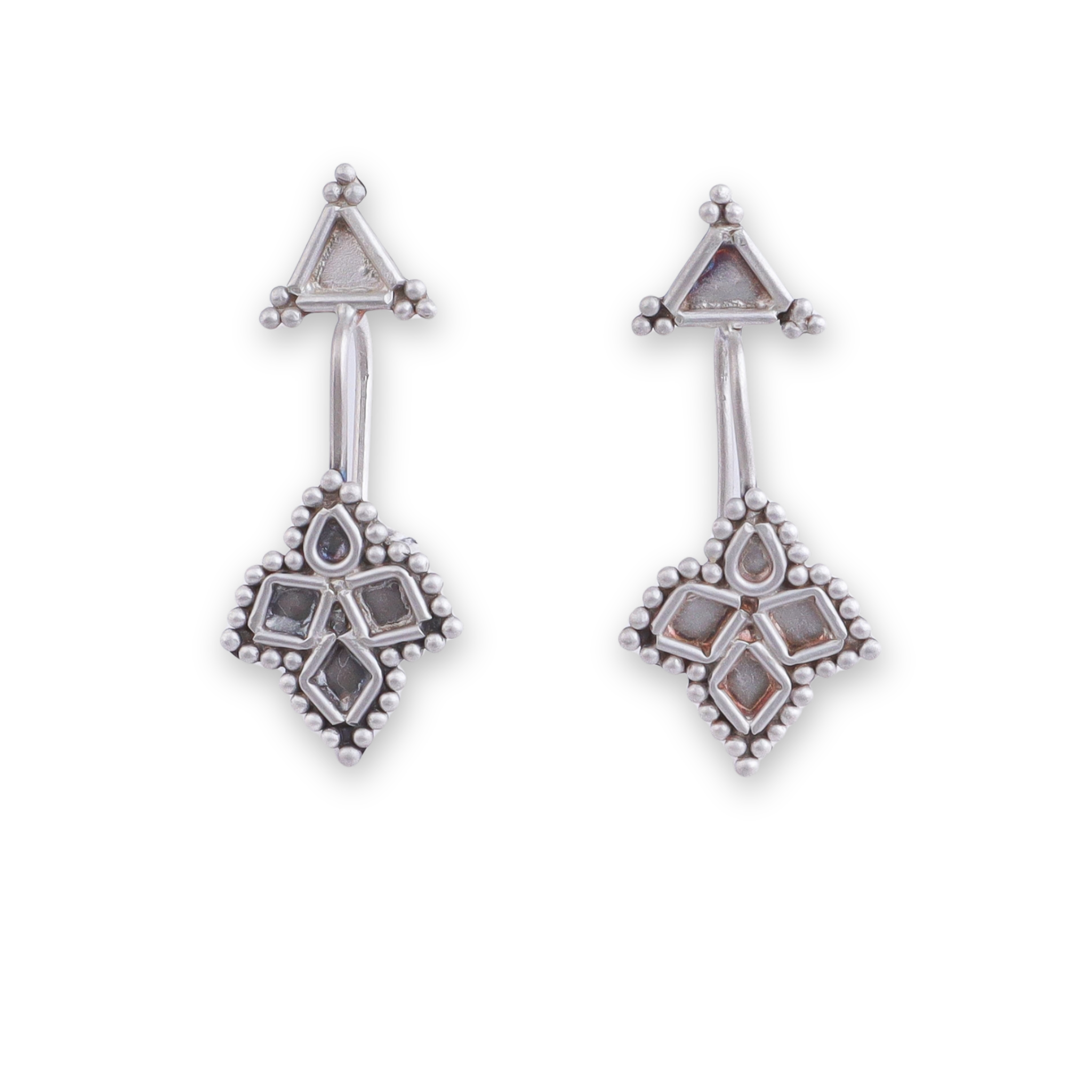 Nirbhaya & Diamond Cluster Bugadi (Clip-On)