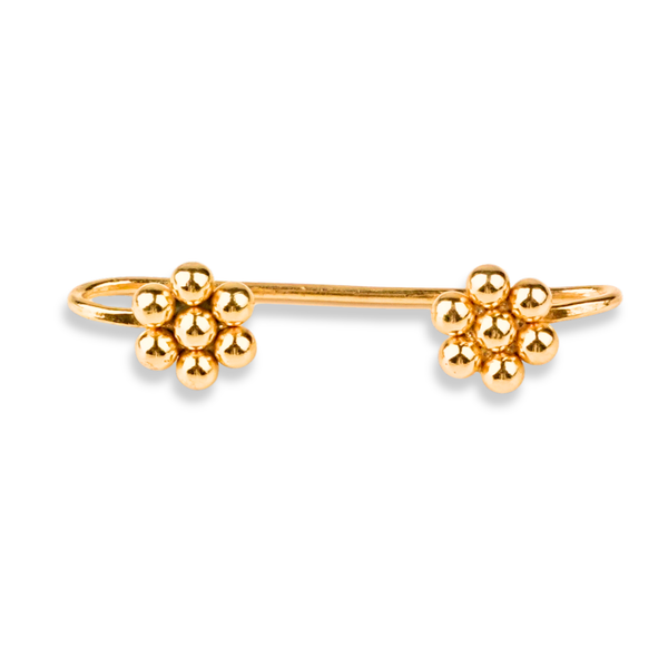 Silver Kudi Earcuff | 22K Gold-Plated